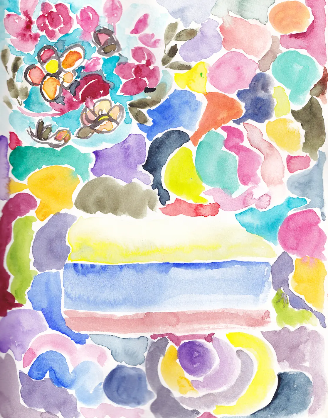 Watercolour painting